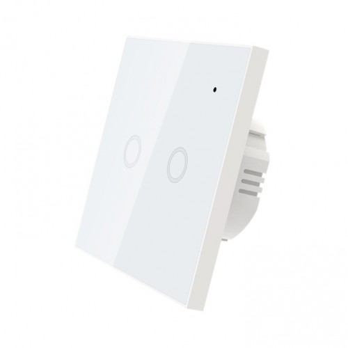 Smart prekidač svetla 2x5A Wi-Fi WFPS-W2/WH