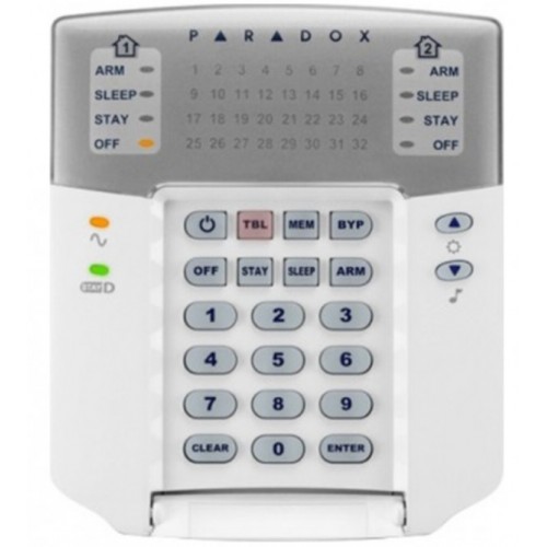 Paradox tastatura K32+ LED sifrator do 32 zone