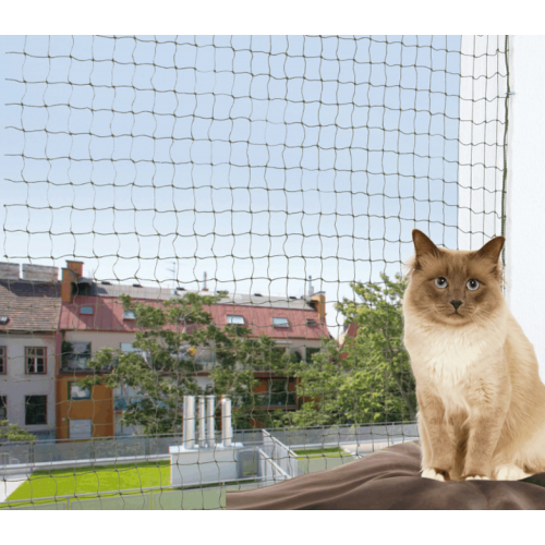 Zaštitna mreža za mačke 2 x 1.5 m zelena