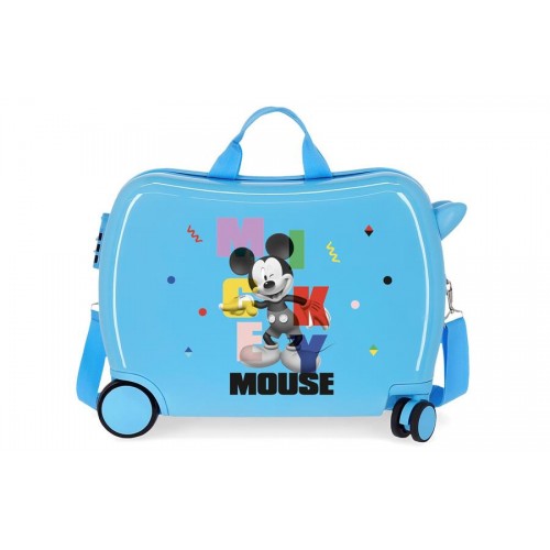 Kofer za decu ABS Mickey party plavi