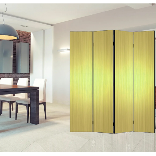 Metalik Gold paravan 5 krila 200x175cm