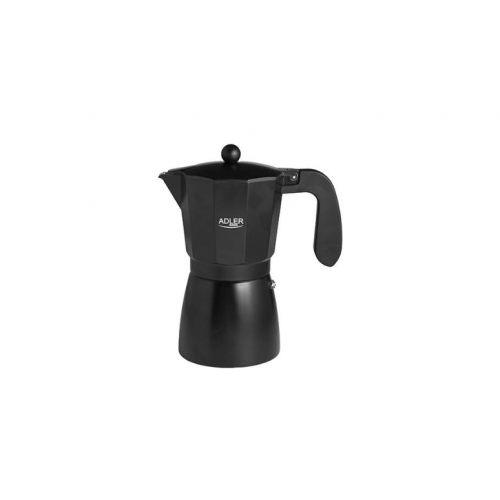  Džezva za espresso kafu 9 šoljica 520ml crna Adler ad4420