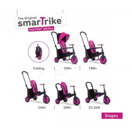 Tricikl STR3 Plus Smart Trike 5021233 Pink 