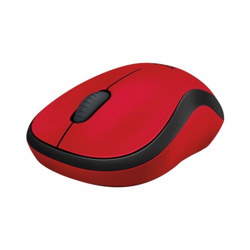 Logitech M220 Silent Mouse for Wireless, Noiseless Productivity, Red