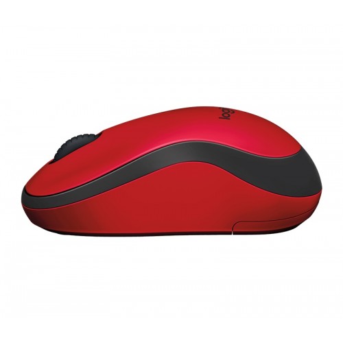 Logitech M220 Silent Mouse for Wireless, Noiseless Productivity, Red