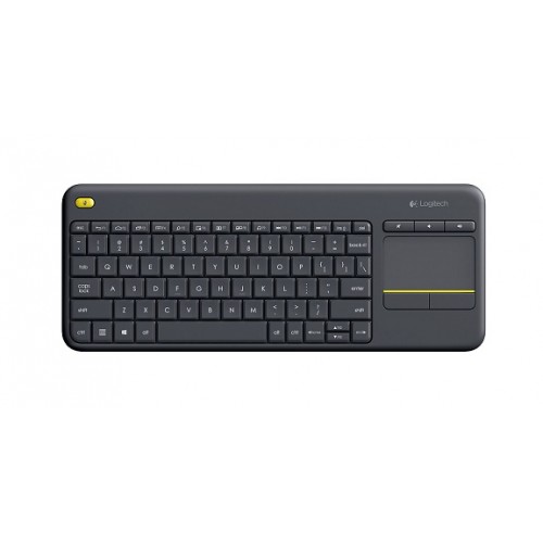 Logitech K400 Plus Wireless Touch Keyboard Black YU