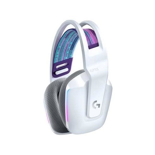 Logitech G733 Lightspeed Wireless RGB Gaming Headset, White