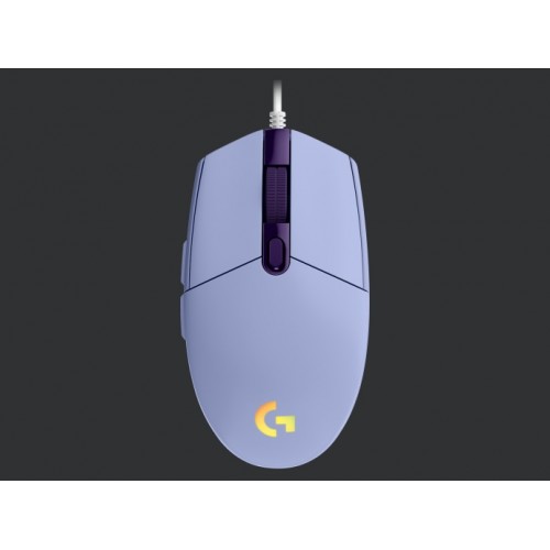 Logitech G102 Lightsync Gaming Wired Mouse, Lilac USB