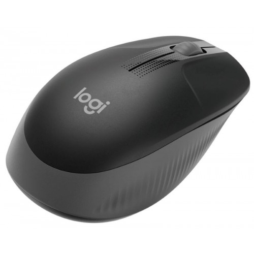 Logitech M190 Full Size Wireless Mouse Charcoal