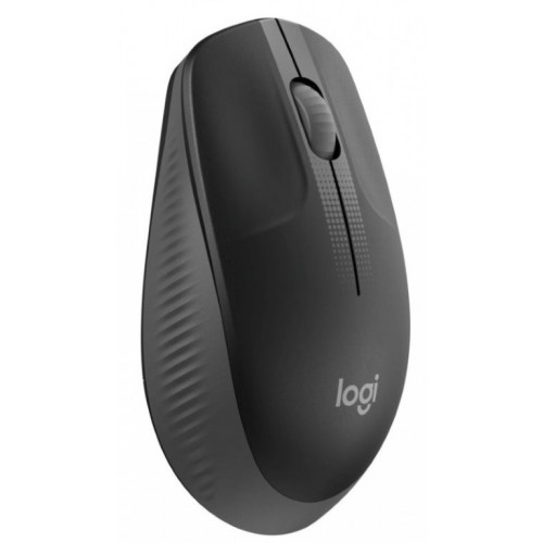 Logitech M190 Full Size Wireless Mouse Charcoal