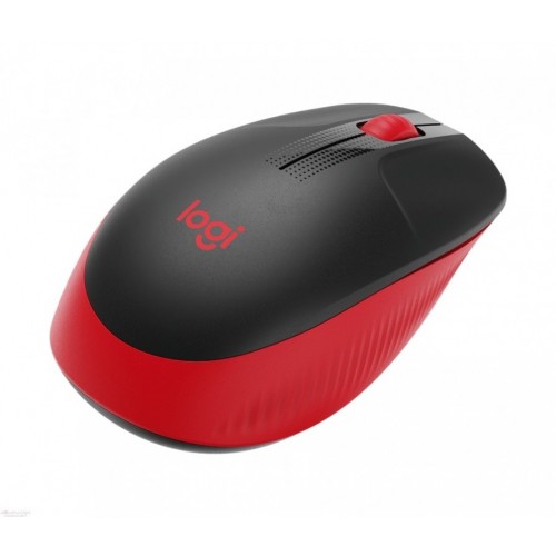 Logitech M190 Full Size Wireless Mouse Red