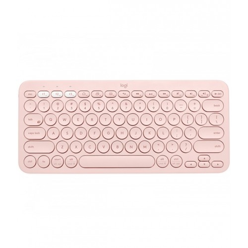 Logitech K380 Multi-Device Bluetooth Keyboard, Rose