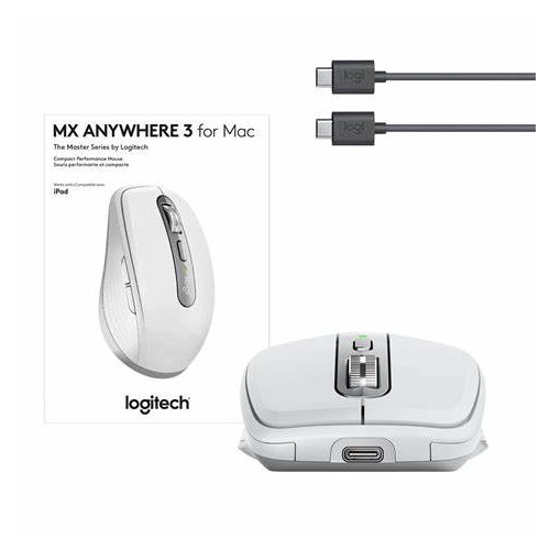 Logitech MX Anywhere 3 Mouse for Mac, Space Grey