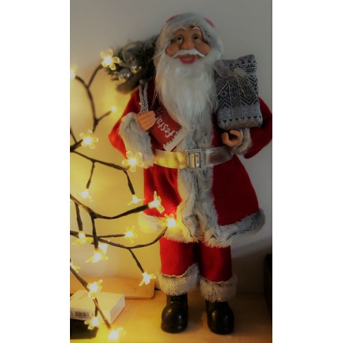 Figura Deda Mraz crvena 50cm Christopher
