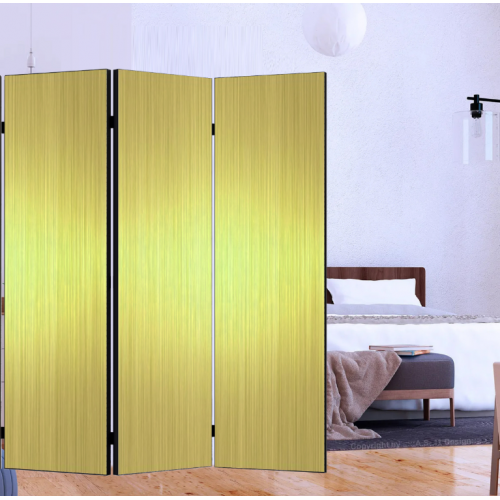 Metalik Gold paravan 3 krila  120x175cm