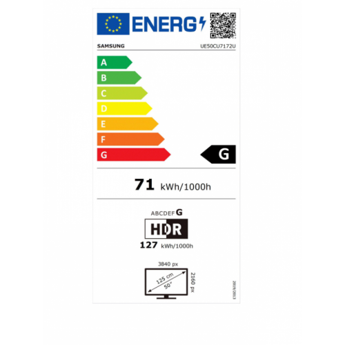 Samsung UE50CU7172UXXH crystal uhd smart 