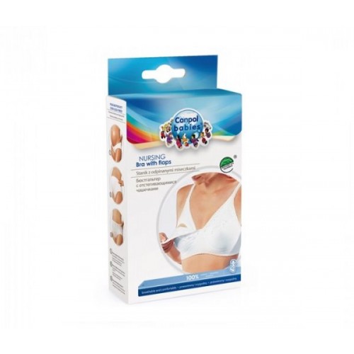 CANPOL BABIES GRUDNJAK ZA DOJILJE BELI CLASSIC 80D 
