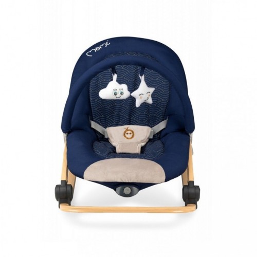 Ležaljka za bebe MoMi Navy blue Lumiwood