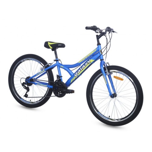 Bicikl CASPER 240 24"/18 plava/neon žuta MAT 650136