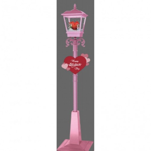 Monti, ulična snežna lampa, pink, 180cm