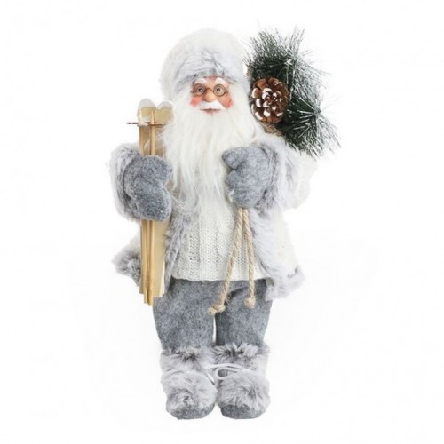 Deco Santa Deda Mraz Siva 30cm