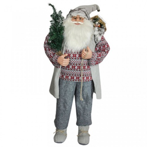 Deda Mraz Deco Santa sivi 150 cm