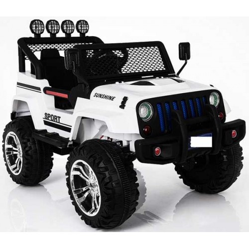Deciji Automobil Na Akumulator Jeep Sport Beli Olimp Sport