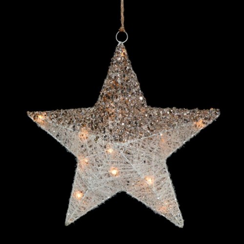 Tinsel S, zvezda, sa LED sijalicama, 40cm ( 765103 )