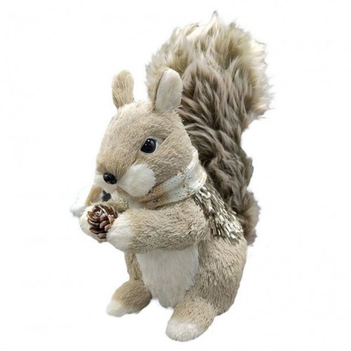 Yule, novogodišnja dekoracija, veverica, 23cm