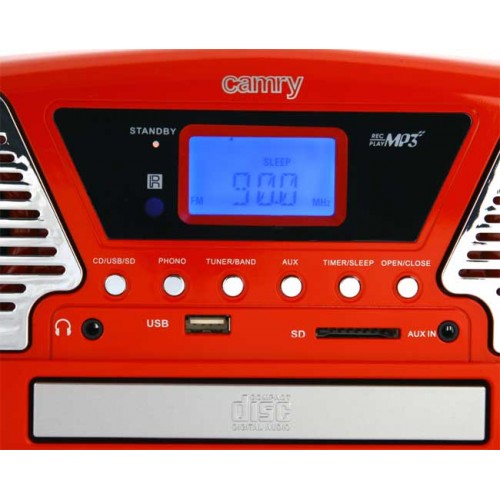 Gramofon sa SD/MMC USB i CD plejerom Camry CR 1134 R