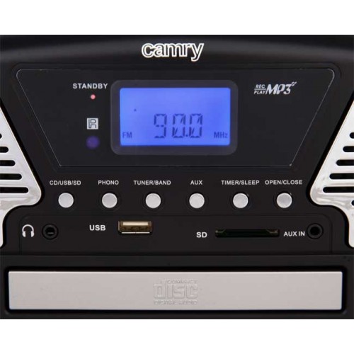 Gramofon sa SD/MMC USB i CD plejerom Camry CR 1134 B