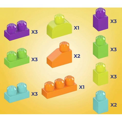 Mega Bloks Hippo - 25 delova