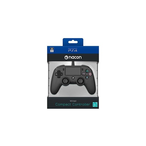 Nacon PS4 Wired Compact Controller Black