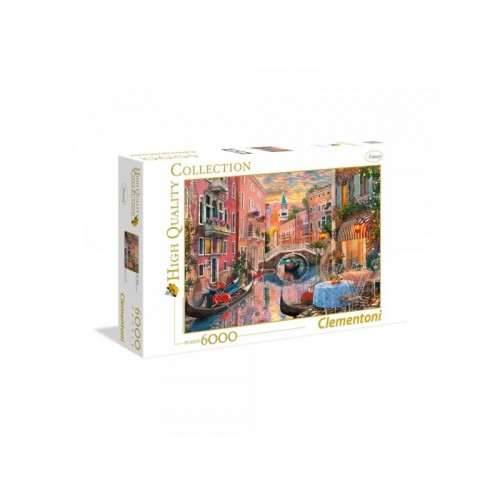 Puzzle 6000 hqc venice evening sunset Clementoni