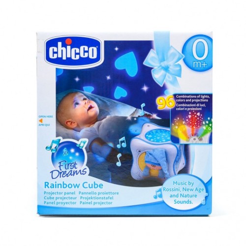 Muzički projektor Chicco u obliku kocke plavi