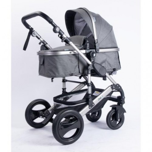 Puerri duo/trio sistem passeggino silver&sivi ram 
