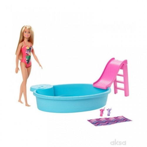 Barbie lutka sa bazenom A070971