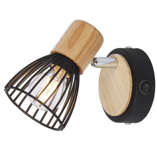 Spot crna drvo lampa 