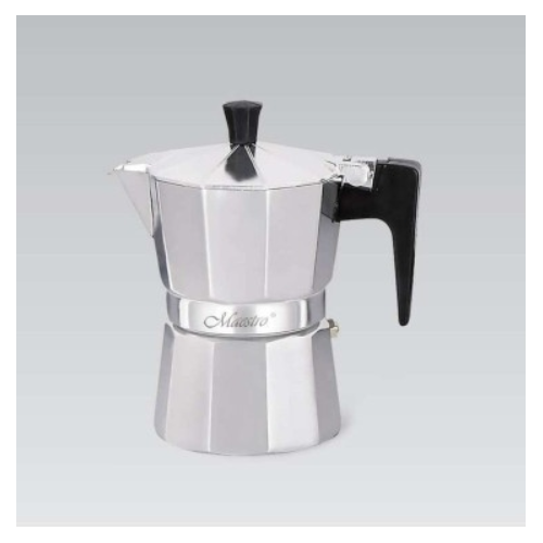 Džezva za espresso kafu 6 šoljica crna 300ml Maestro mr1666-6bk 