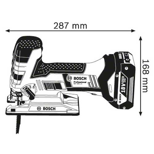 Akumulatorska ubodna testera Bosch GST 18 V-LI S Professional 2 x 5,0 Ah