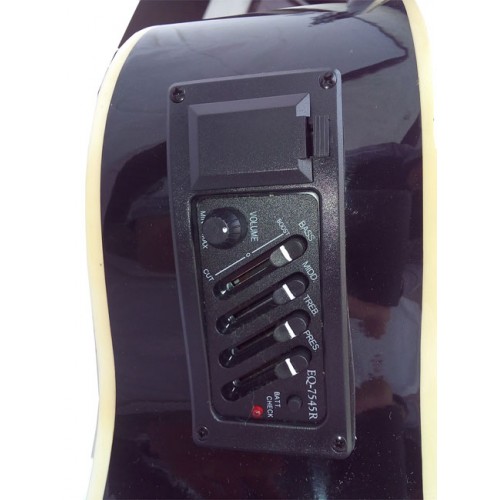 Akustična gitara sa aktivnom elektronikom Moller Black