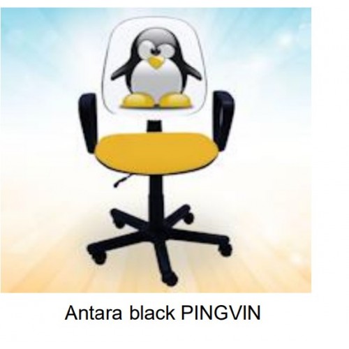 Dečija stolica Antara Black Pingvin 