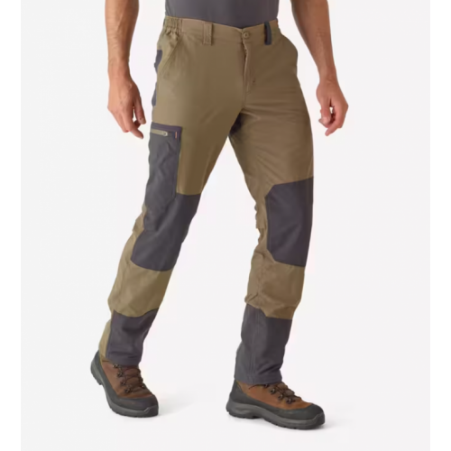 Braon izdržljive i prozračne pantalone 520 smedja/siva 