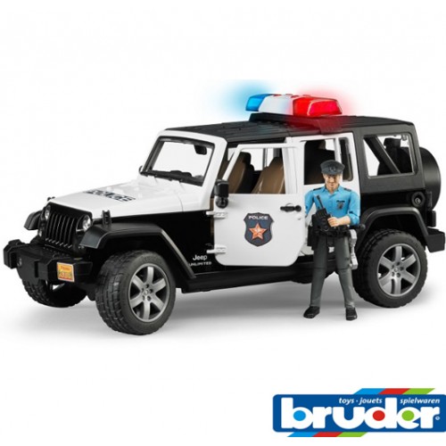 Autić Jeep Wrangler Unlimited Rubicon Police Car Bruder 