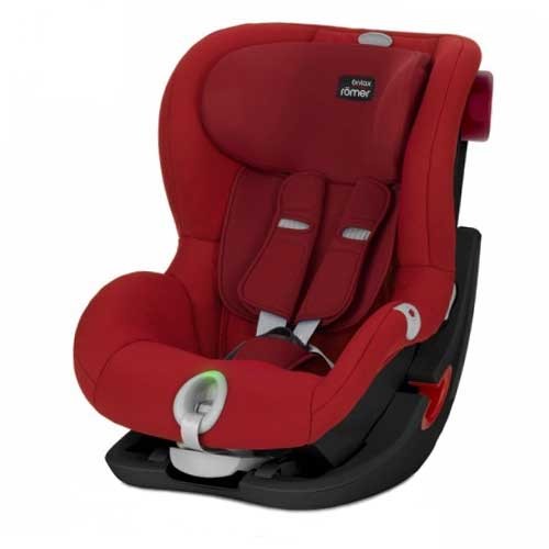 Auto sedište  Britax Romer King II LS 9-18kg crna osnova flame red-