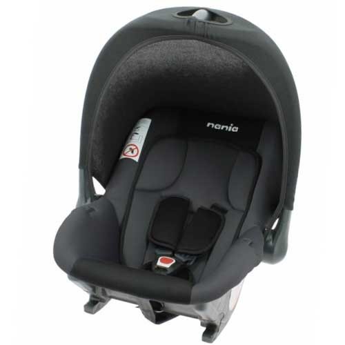 Nania Baby Ride Basic auto sedište 0-13 kg 0+ Rock Grey tamno siva