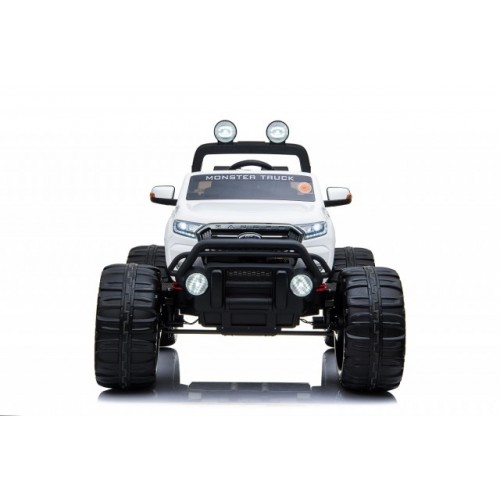 Auto Ford Ranger MONSTER Truck 4x4 Dvosed sa kožnim sedištima i mekim gumama - Beli