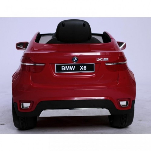 Auto na akumulator BMW X6 crveni Licencirani sa kožnim sedištima
