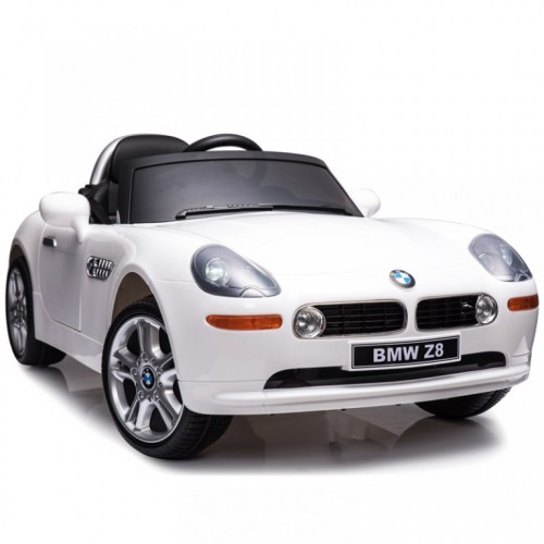 Dečiji auto na akumulator licencirani BMW Z8 beli sa kožnim sedištem