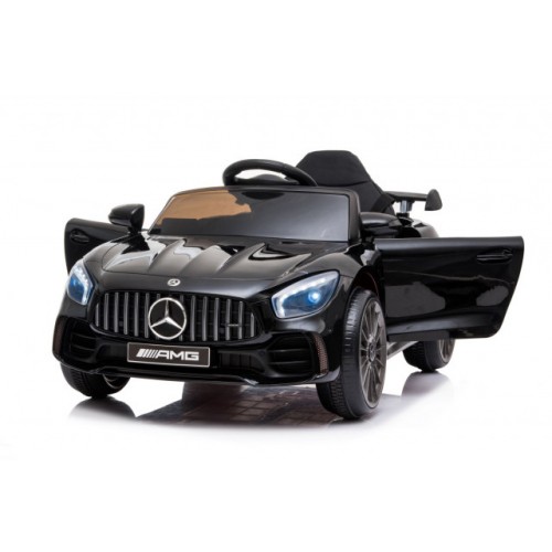 Auto na akumulator Mercedes GT AMG Licencirani sa kožnim sedištem i mekim gumama za decu model 267 crni